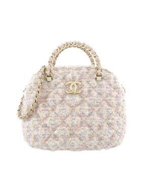 Chanel Chain Clutch Pink